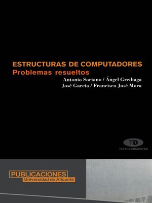cover image of Estructuras de computadores